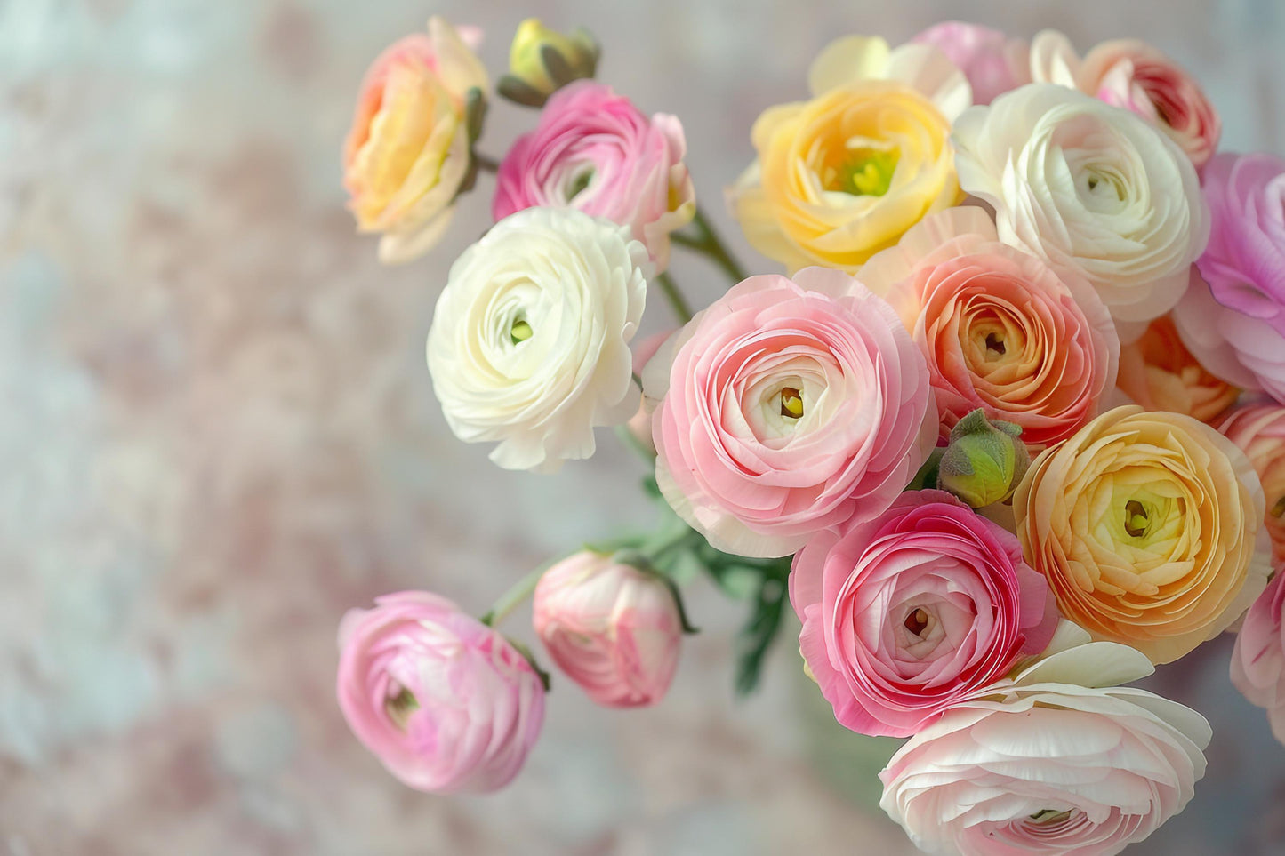 Pastel Peony Mix Ranunculus Corms