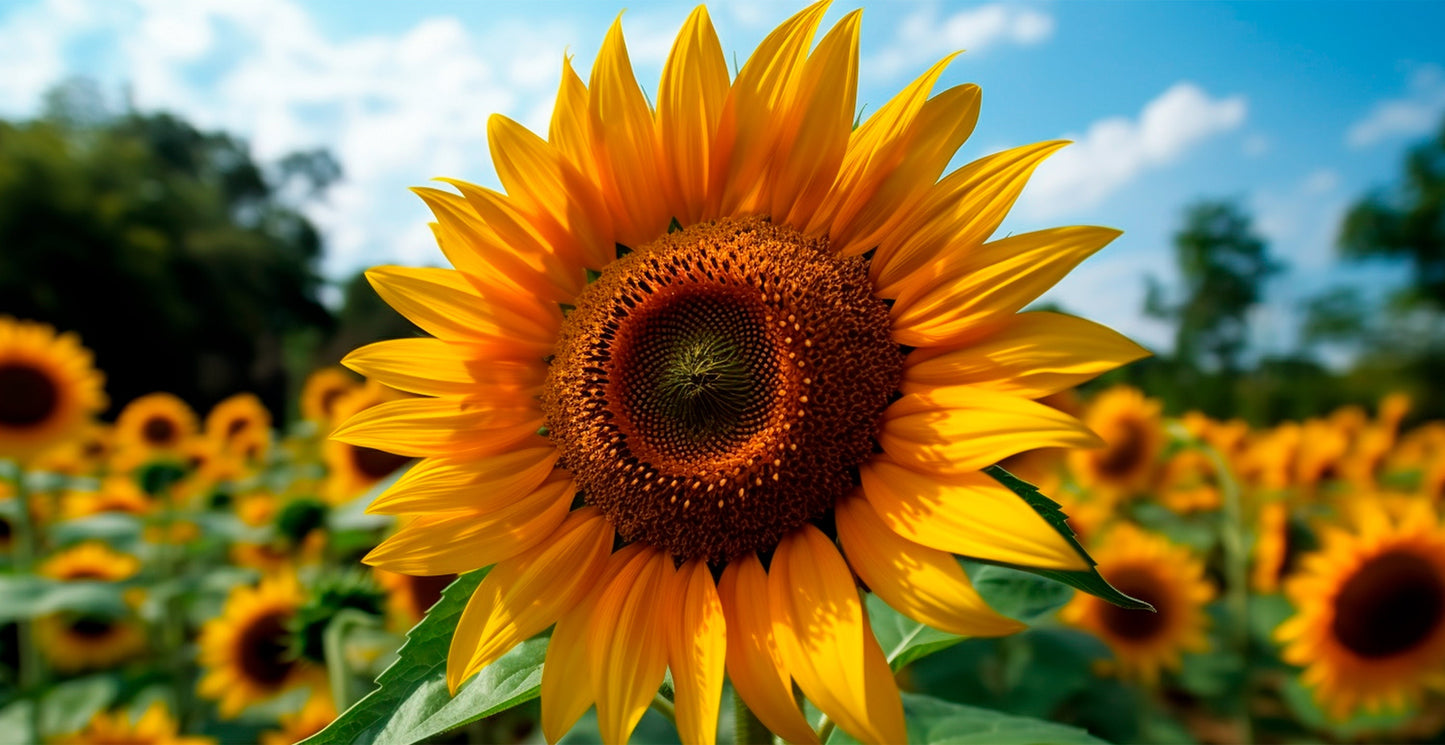 Sunflower Mammoth Grey Stripe