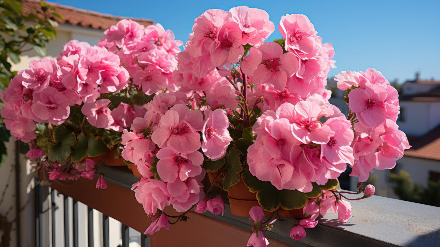 Geranium BullsEye Light Pink