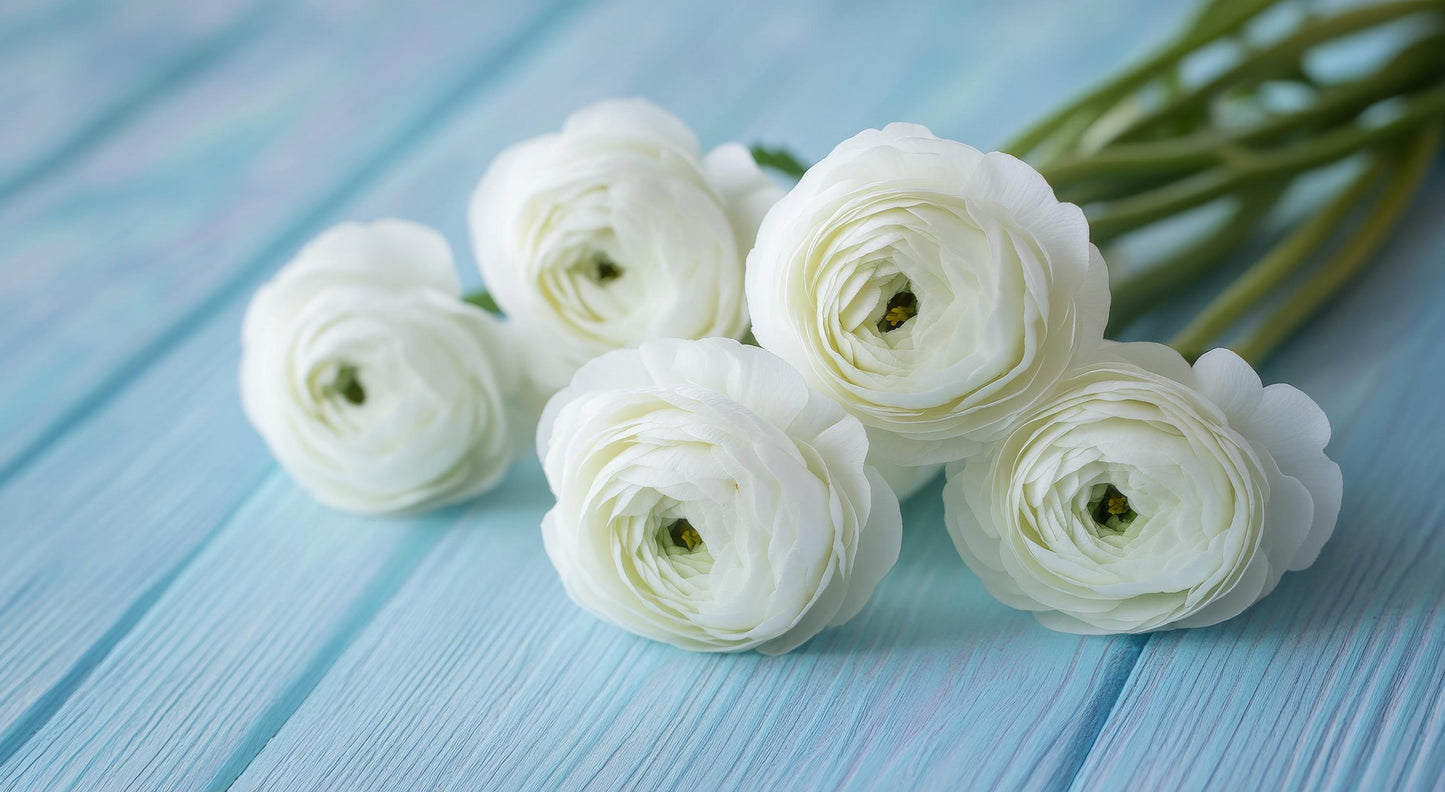 Ranunculus Half Clone Iceberg