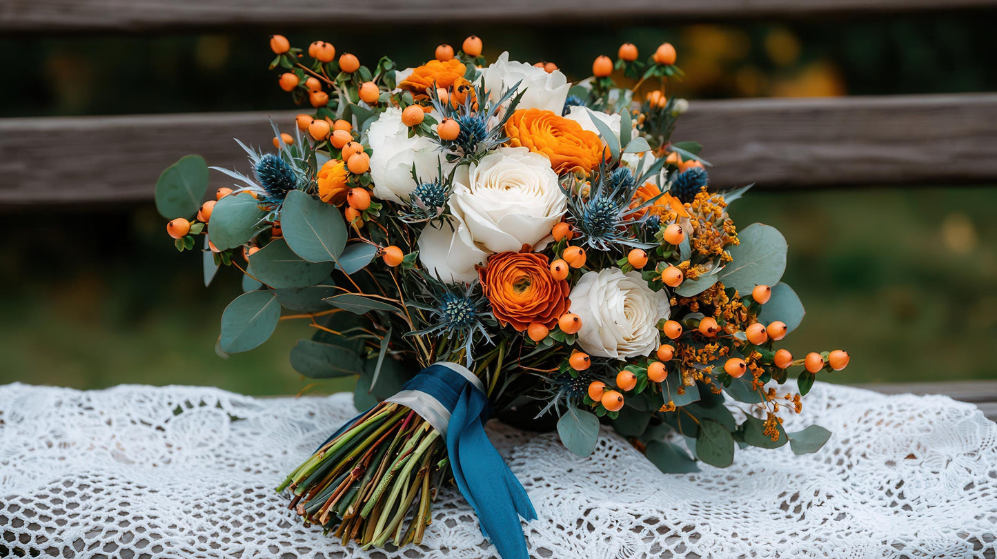 Orange Picotee Amandine Ranunculus Corms