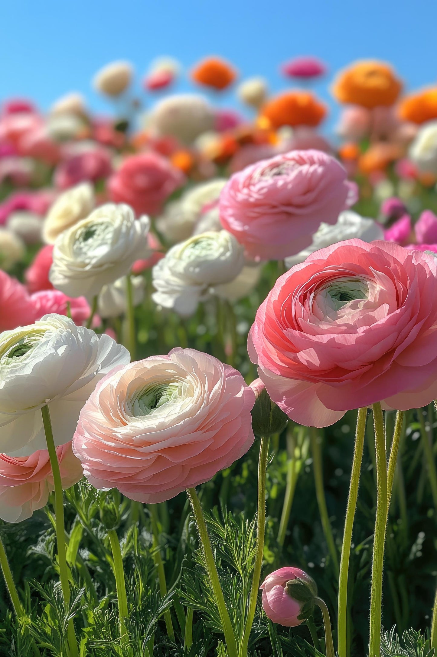 Orange Amandine Ranunculus Corms