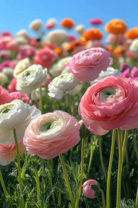 Orange Amandine Ranunculus Corms